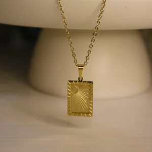 sun beam necklace