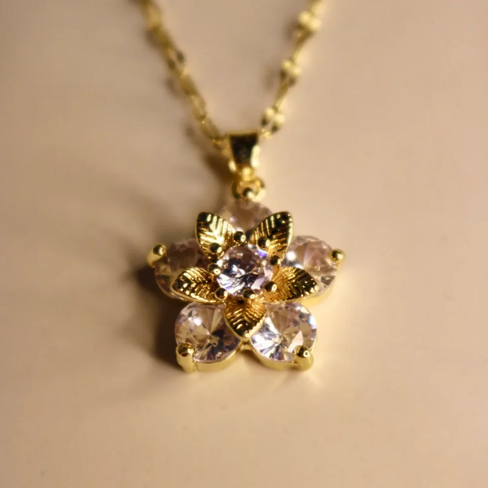 bling & bloom necklace