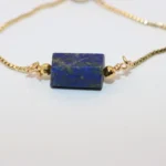 raw lapis lazuli bracelet